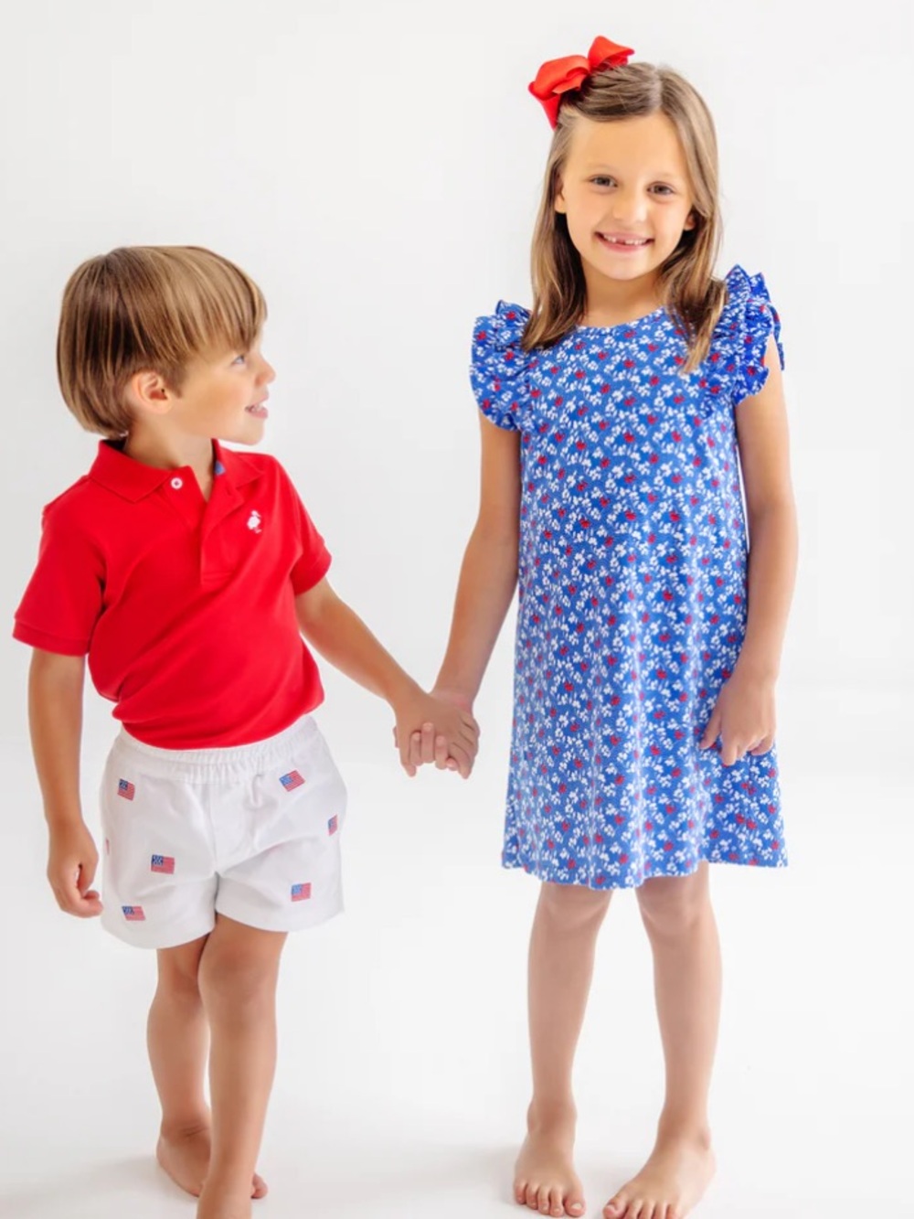 Beaufort Bonnet Company 4th of July Dress Potomac Petals TBBC Girls Size 14 HTF